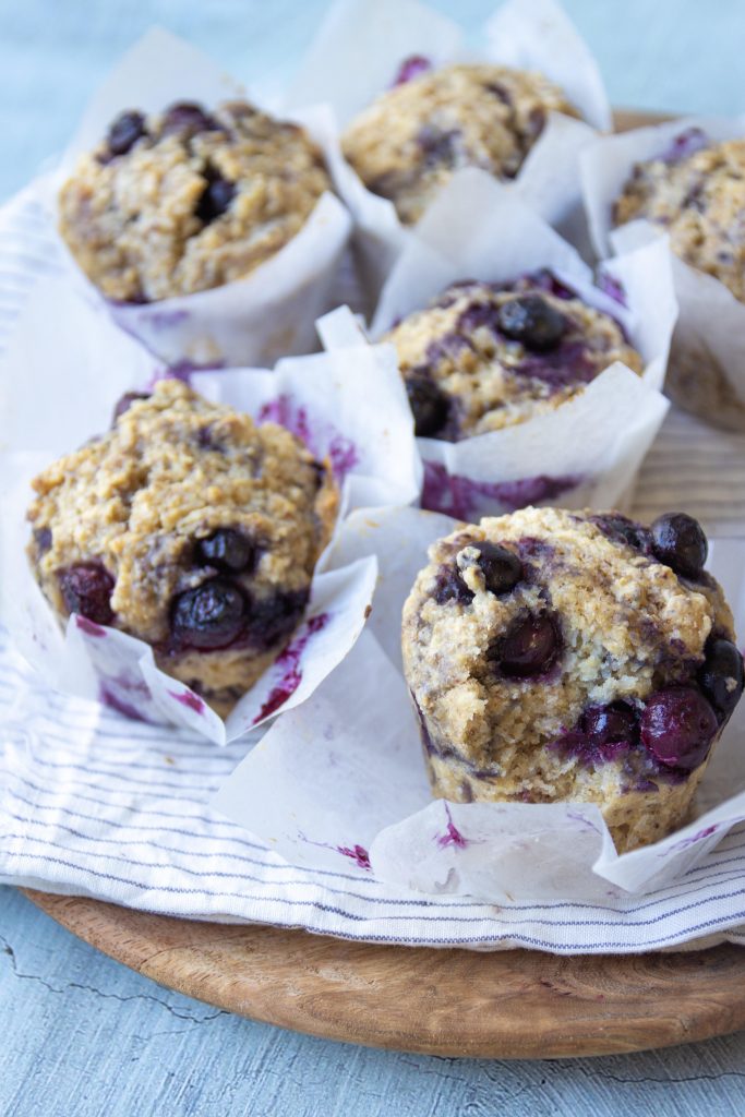 Vegan Blueberry muffins