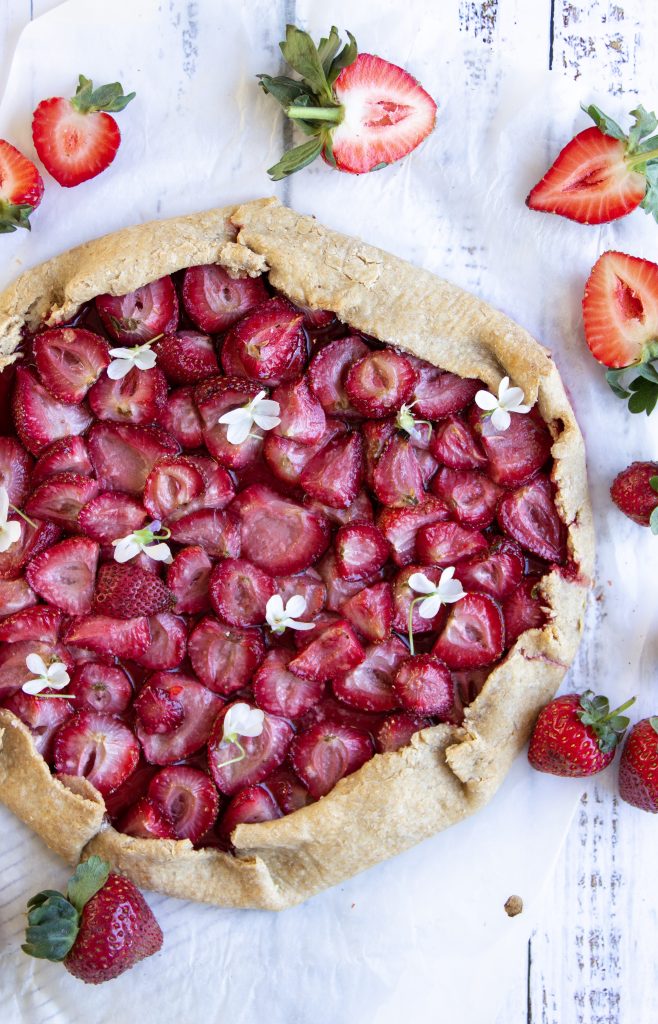 vegan strawberry galette recipe
