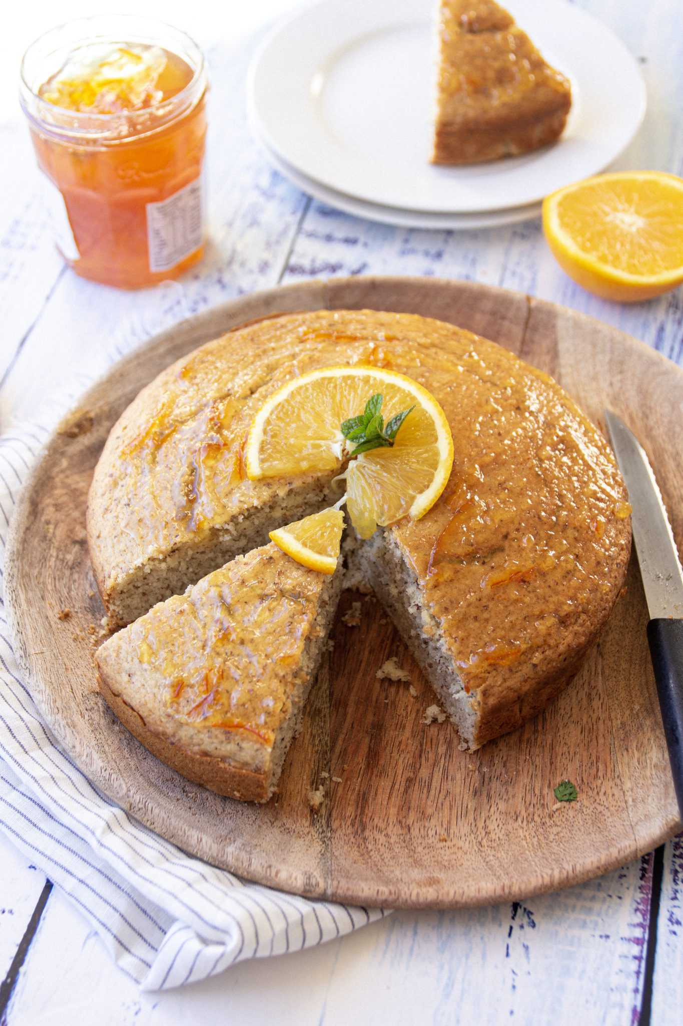 vegan orange and almond cake recipe
