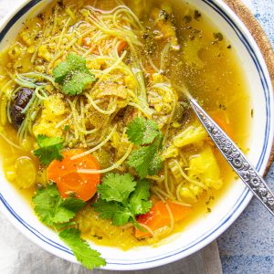 vegan noodle soup recipe