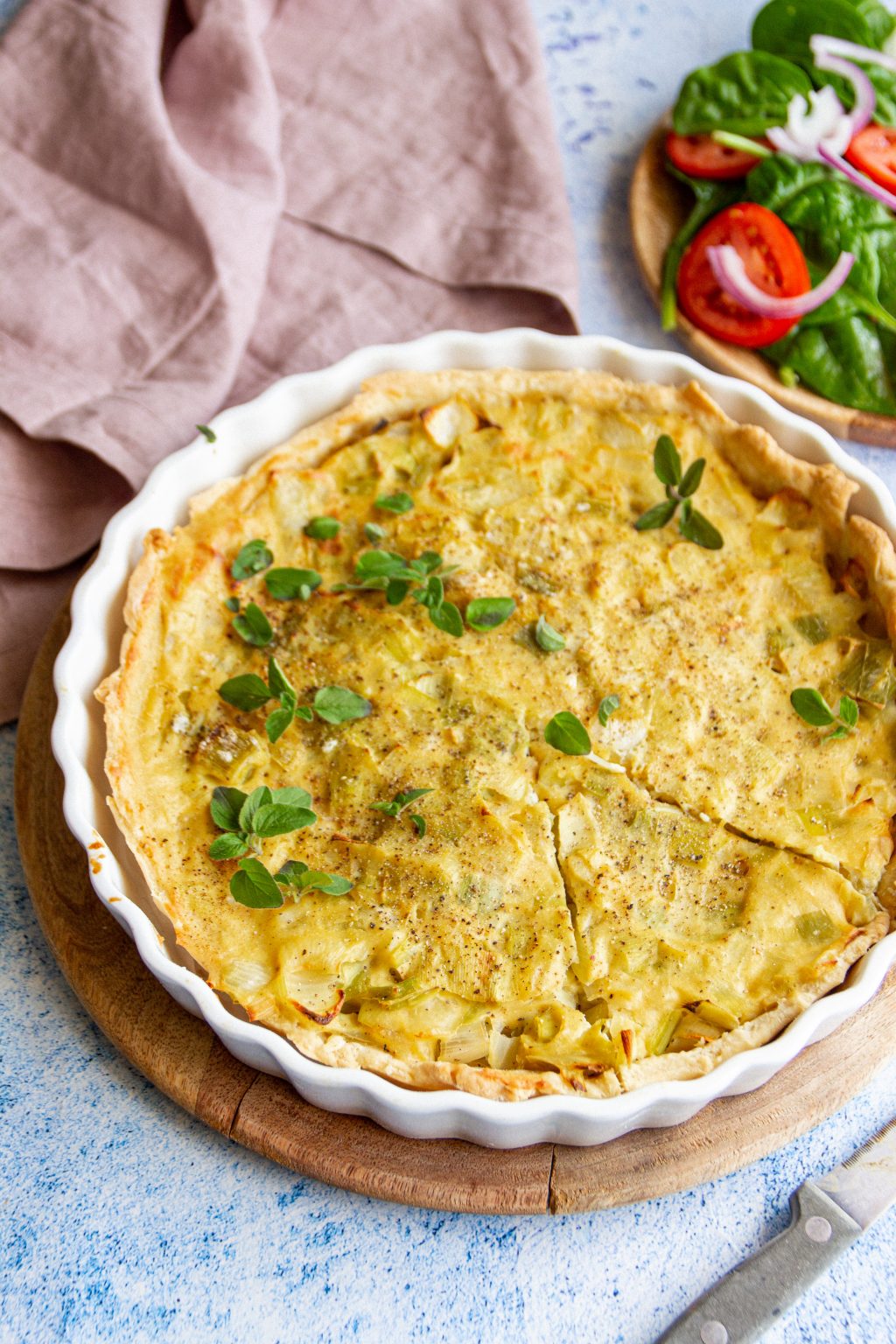 vegan-leek-quiche-recipe-with-silken-tofu-healthyfrenchwife