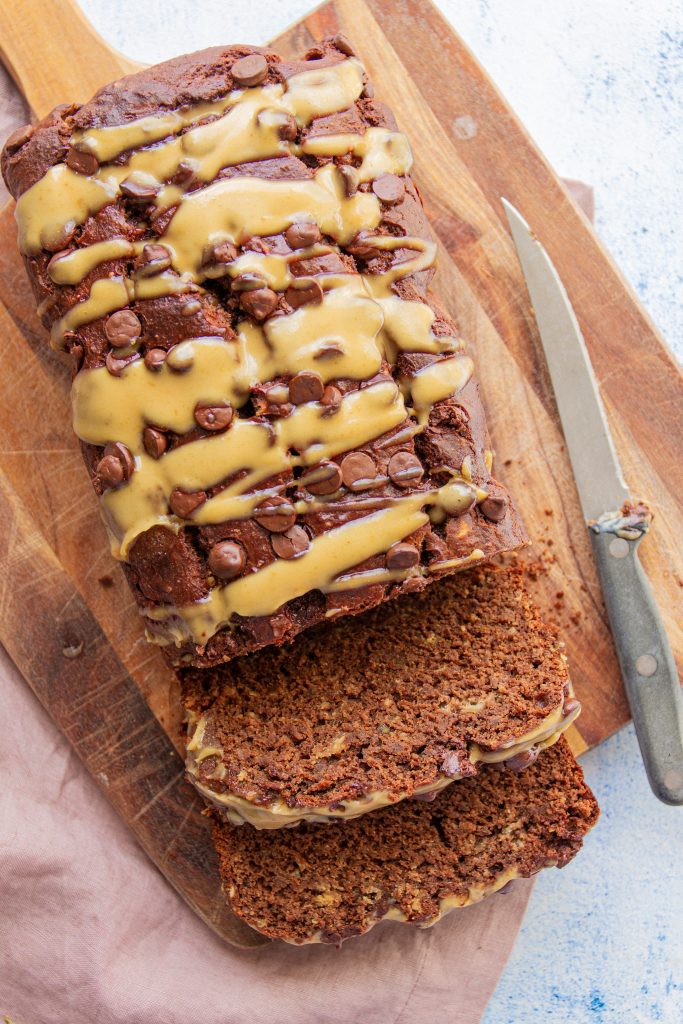 vegan peanut butter banana bread