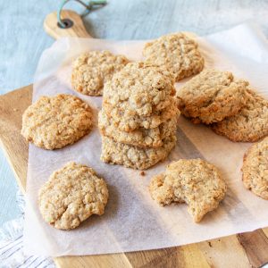healthy vegan anzac biscuit