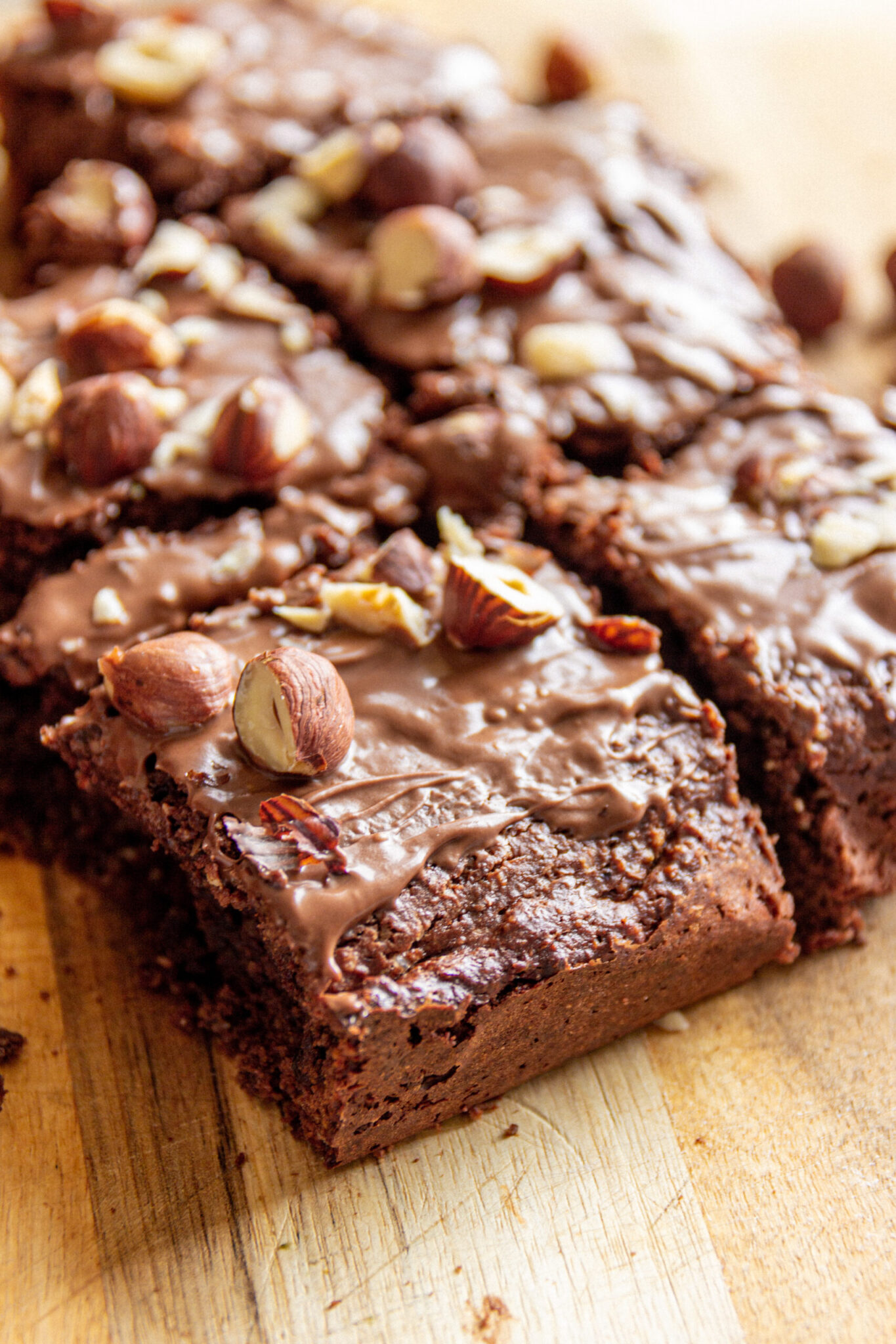 Vegan Nutella Brownies With Hazelnuts Healthyfrenchwife
