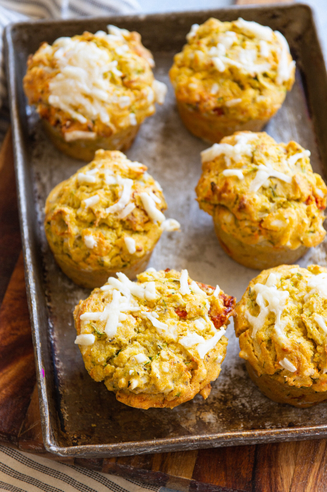 Vegan Savoury Muffins | Zucchini and Sundried Tomato | Healthyfrenchwife