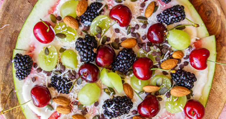 watermelon fruit pizza