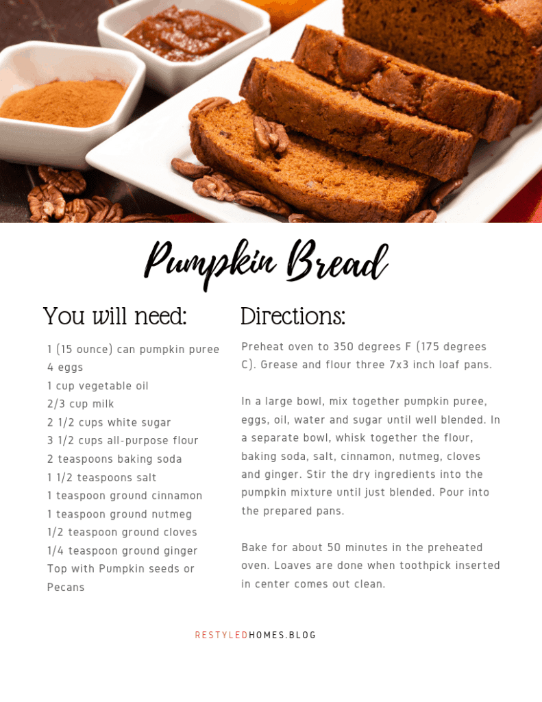 Pumpkin-Bread-starbucks copycat recipes