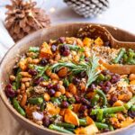 healthy vegan christmas salad