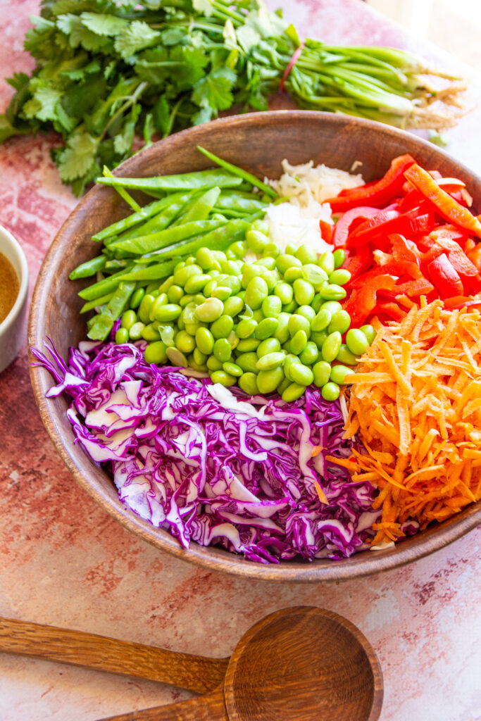vegan asian coleslaw red cabbage recipe