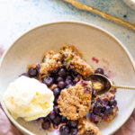 healthy crumble blueberry recipe