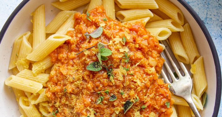 red lentil bolognese recipe vegan