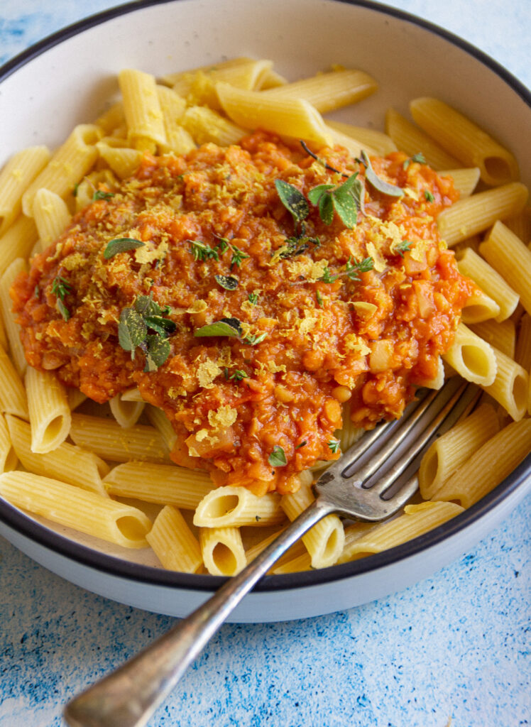 bolognese with lentils