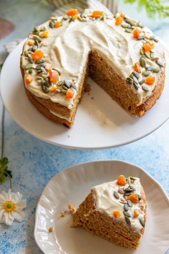 cashew frosting on carrot cake recipe