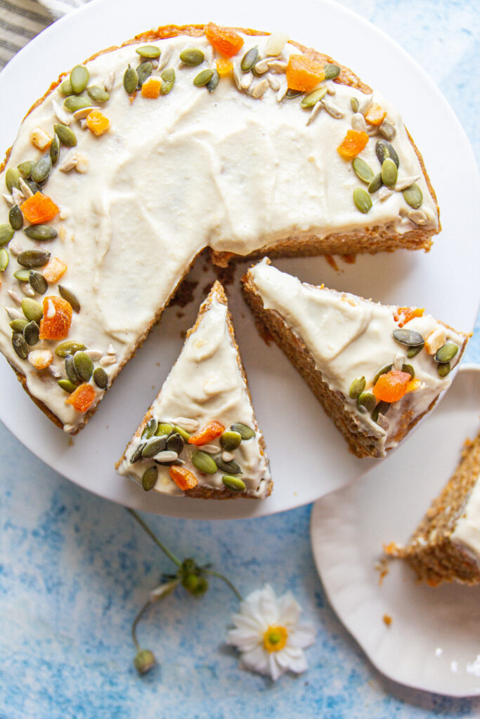healthy carrot cake recipe vegan