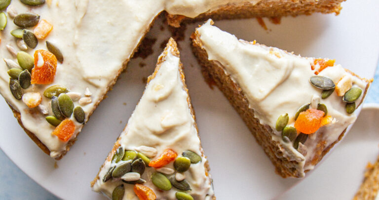 healthy vegan carrot cake