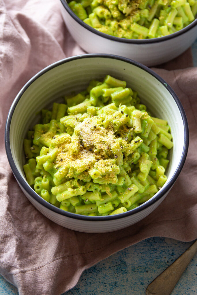 creamy Vegan Broccoli Pasta recipe green