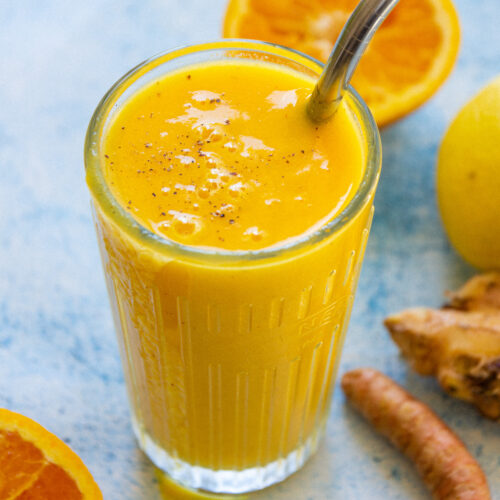 golden orange turmeric smoothie