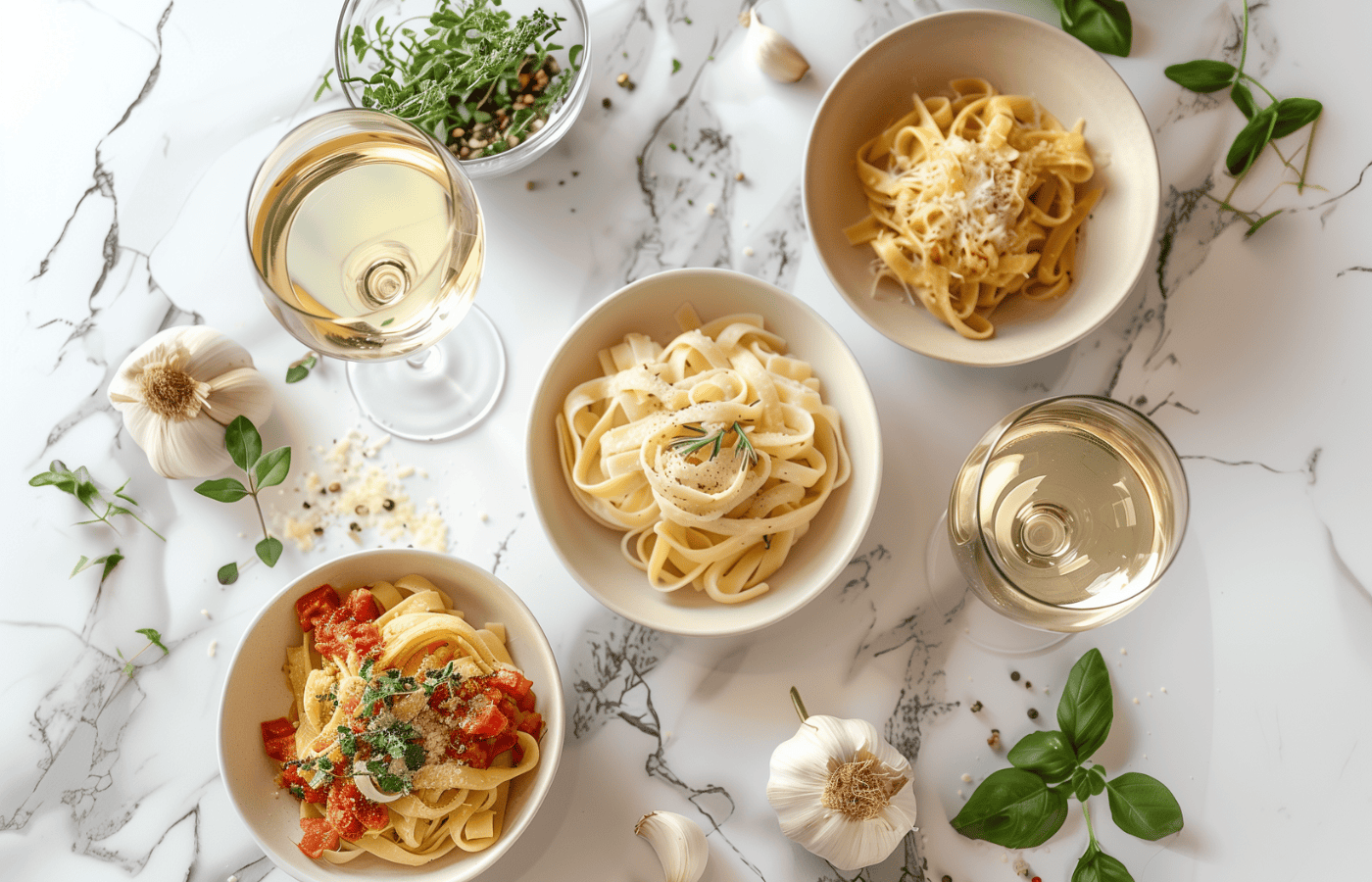 collection of yummy vegan pasta recipes