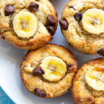 vegan banana muffin