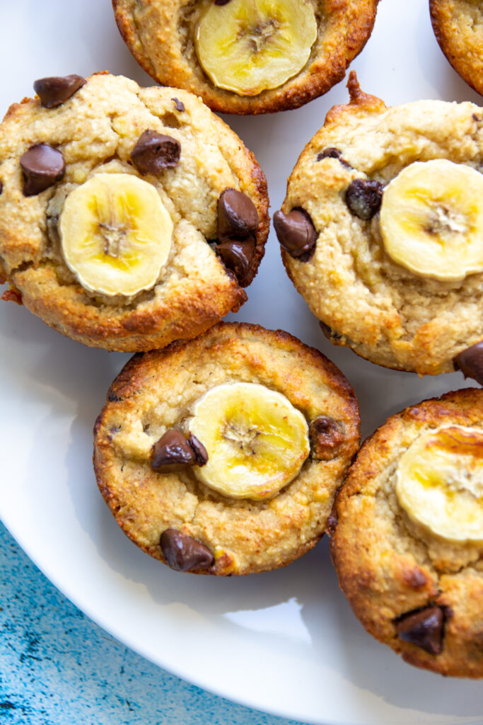 vegan banana muffin