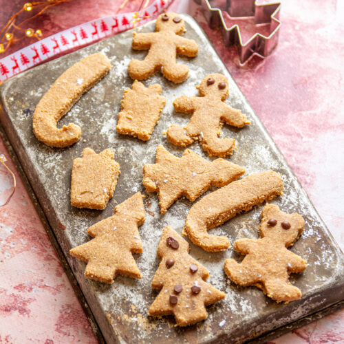 vegan gingerbread men cookies gluten-free
