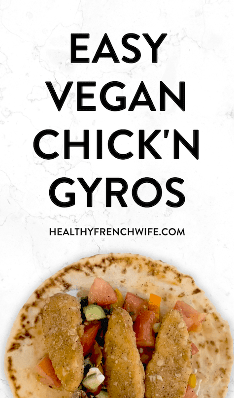 Easy Vegan Chick'n Gyro Recipe