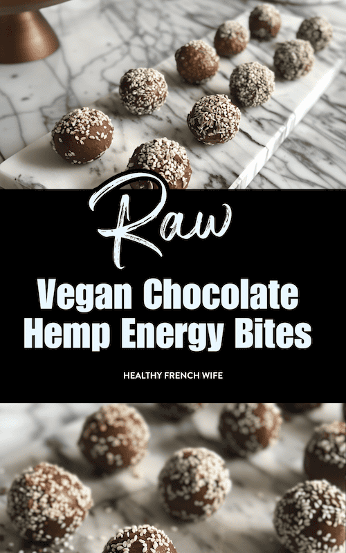 Delicious raw vegan chocolate energy bites recipe