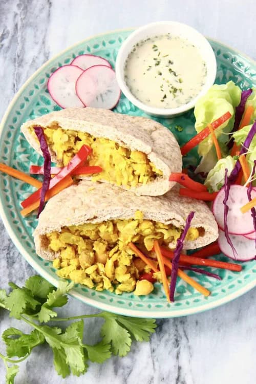 vegan lazy 
falafel recipe_fast vegan meals