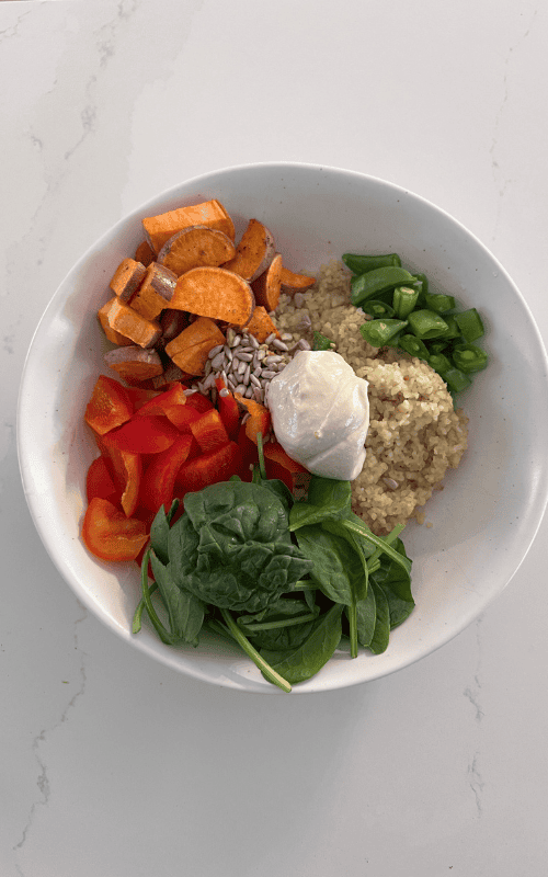 Quinoa Bowl with Hummus